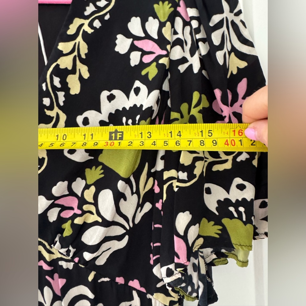 NWT SAYLOR pia dress in black floral size M - Picture 6 of 12